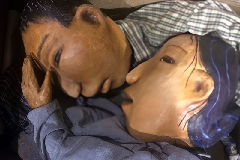 crow boy puppets by Masa and Jeong Ae and Sandy