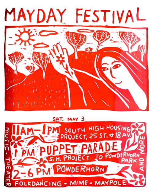 mayday 1975 poster by Ray St. Louis