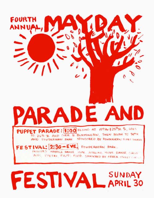 mayday 1978 poster by Sandy Spieler