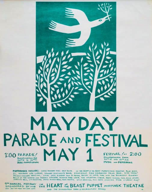 mayday 1983 poster by Sandy Spieler