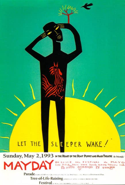 MayDay 1993 poster by Sandy Spieler