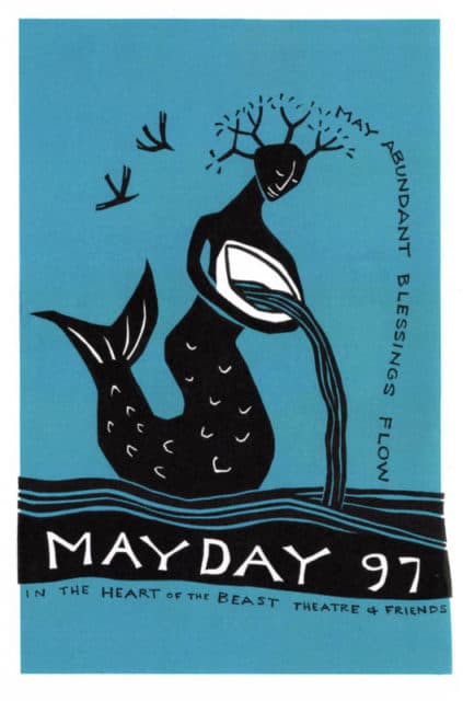 MayDay 1997 poster by Sandy Spieler