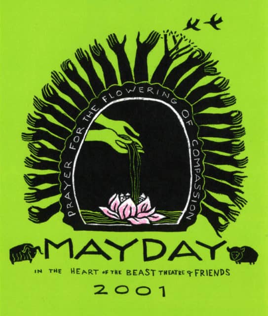 MayDay 2001 poster by Sandy Spieler